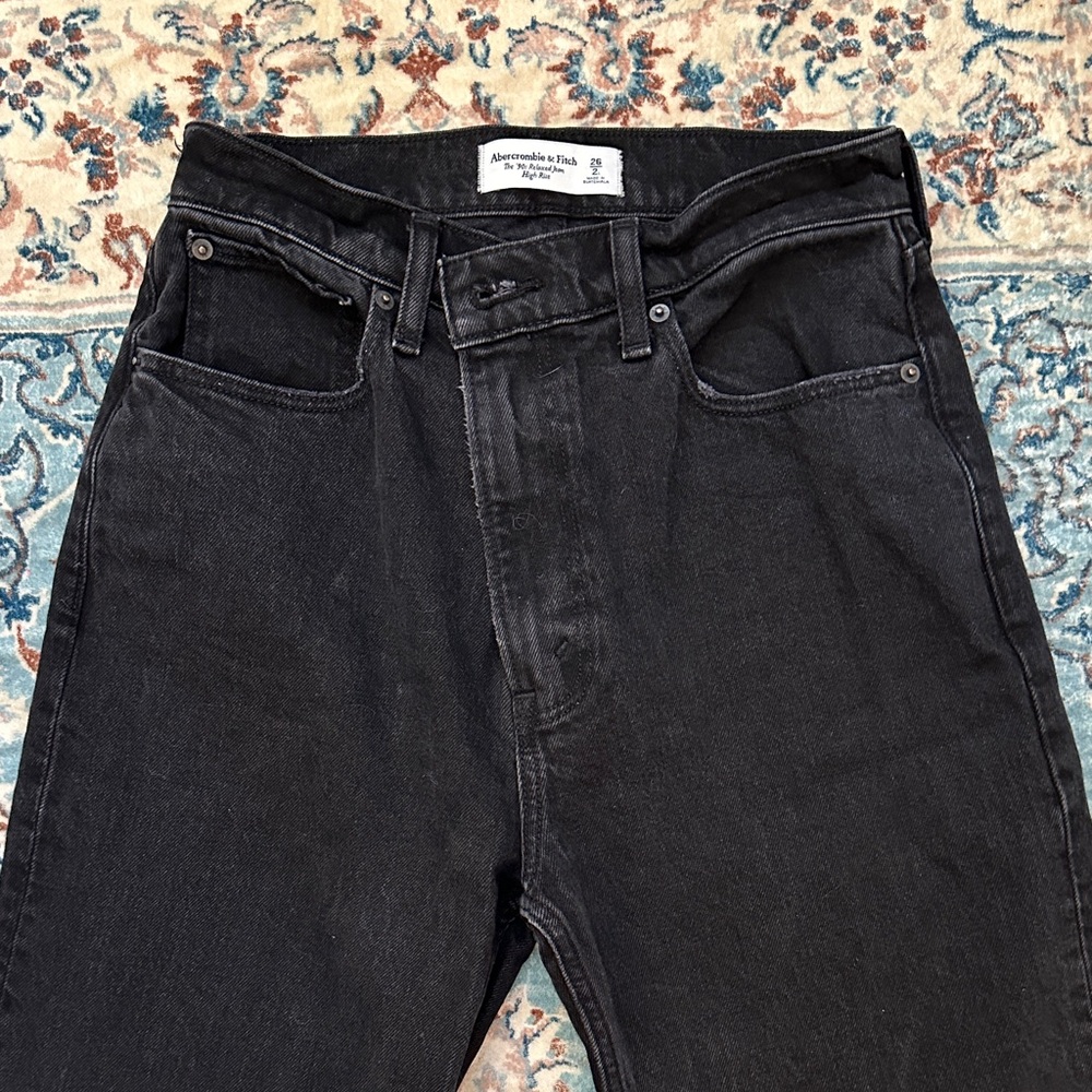 Abercrombie & Fitch Black High Rise Women Jeans